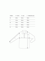Balti polo marškinėliai ilgomis rankovėmis V-XII klasė. Pasirenkama uniformos dalis. 2