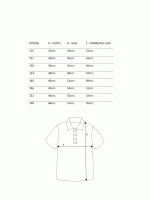 VPG balti polo marškinėliai trumpomis rankovėmis 0-IV klasė 1