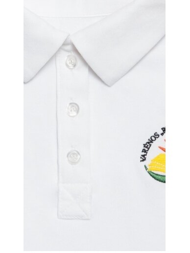 Balti "Ryto" progimnazijos polo marškinėliai trumpomis rankovėmis 1