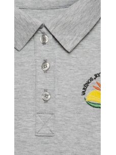 Pilki "Ryto" progimnazijos polo marškinėliai ilgomis rankovėmis