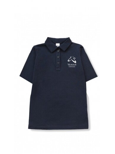 VPG mėlyni polo marškinėliai trumpomis rankovėmis 0-IV klasė 1